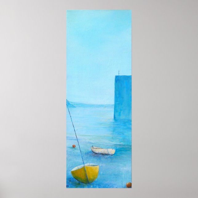 Penzance vid låg tidvatten poster (Framsidan)