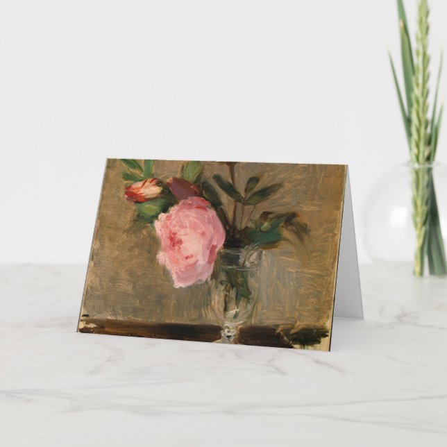 Peonier Berthe Morisot Fine Art Kort (Framsida)