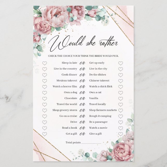  peonier eucalyptus guld skulle hon hellre (Framsida)