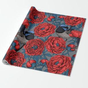 Peonier och ryssar presentpapper
