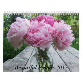 Peonies 2016 Calendar Kalender