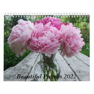 Peonies 2022 Calendar Flowers Kalender