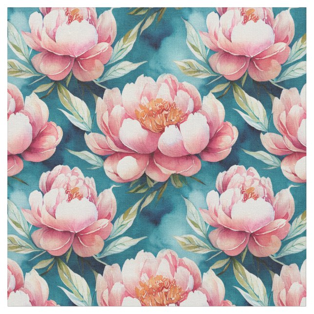 Peonies 2 tyg (Närbild)