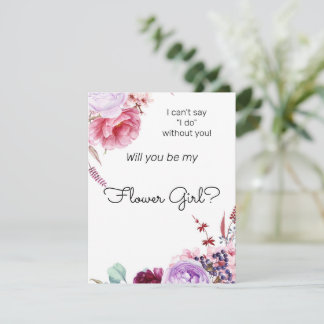 Peonies be my Flower Girl Frieri Anteckningskort