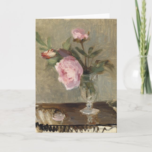 Peonies | Berthe Morisot Kort (Framsida)