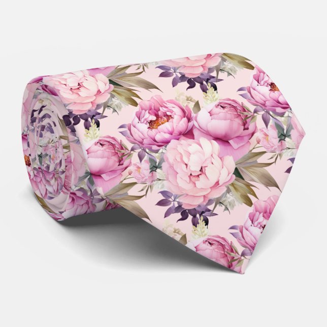 Peonies Blommigt Peony Flowers Slips (Rullad)