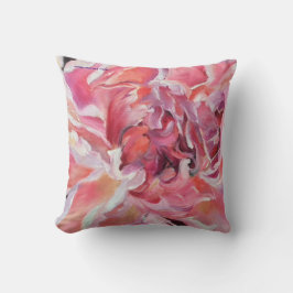 Peonies Blommigt Pillow Kudde