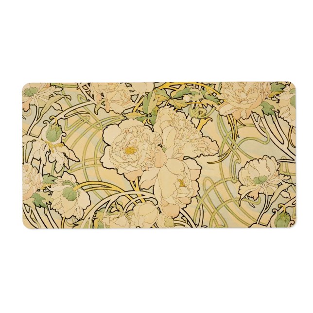 Peonies c1897 fraktsedel (Framsidan)