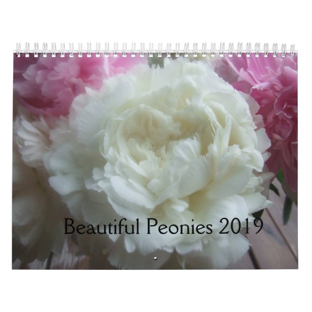 Peonies Calendar 2019 Kalender (Omslag)