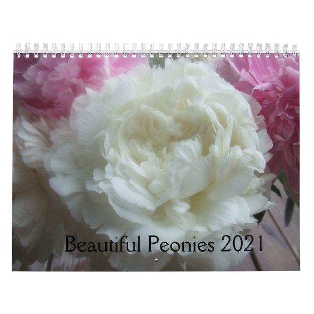 Peonies Calendar 2021 Kalender (Omslag)