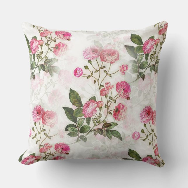 Peonies,floral,pattern,beautiful,modern,trendy, Kudde (Framsida)