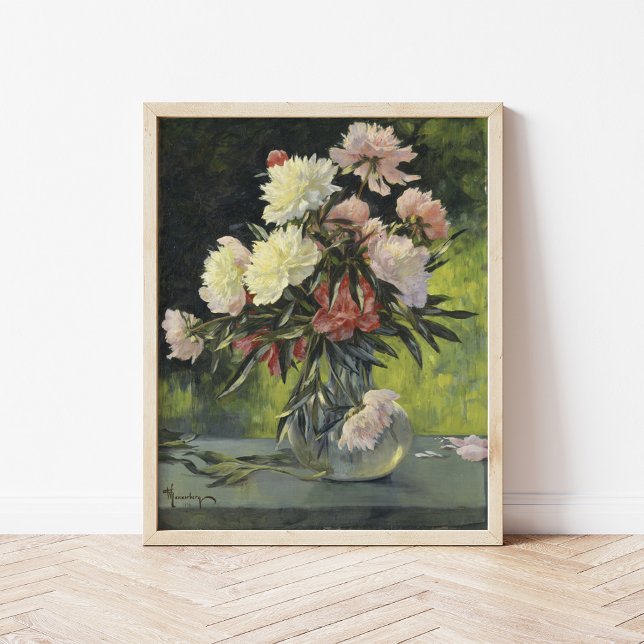 Peonies | Gunnar Gunnarsson Wennerberg Poster (Skapare uppladdad)