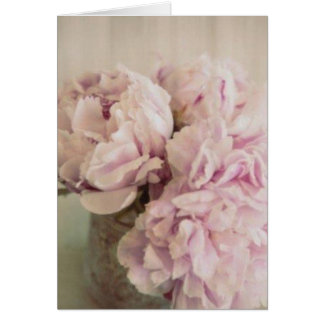 Peonies Hälsningskort