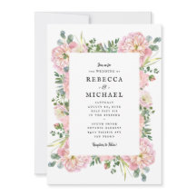 Peonies Hydrangea Eucalyptus Bröllop