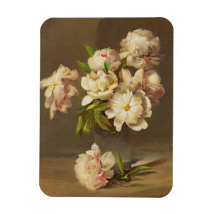 Peonies in a Vas, Charles Ethan Porter Magnet