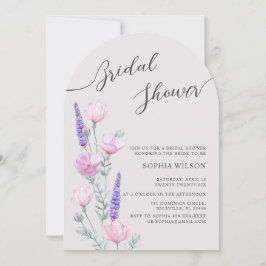 Peonies Inbjudningskort för möhippan