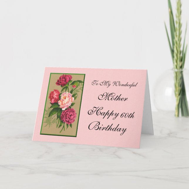 Peonies Kort (Framsida)