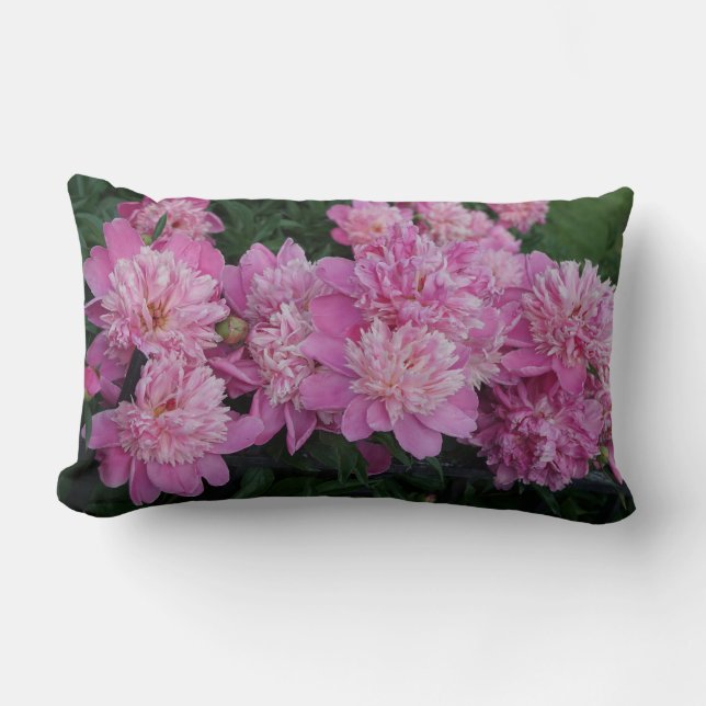 Peonies Lumbarkudde (Framsida)