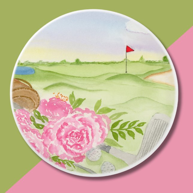  Peonies On Golf Course Knopp (Skapare uppladdad)