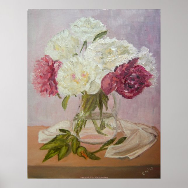 Peonies - Poster (Framsidan)