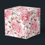 Peonies Print Party Treat Box Presentaskar<br><div class="desc">Parti-rutan visas med en fin blommigt av rosa peonies. Anpassa det här objektet eller köp som det är. Tips! Lägg till dina underbara behandlingar och lägg till lite festligt band. Licensierad bild</div>