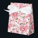 Peonies Print Party Treat Box Presentaskar<br><div class="desc">Parti-rutan visas med en fin blommigt av rosa peonies. Anpassa det här objektet eller köp som det är. Tips! Lägg till dina underbara behandlingar och lägg till lite festligt band. Licensierad bild</div>