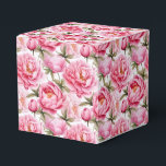 Peonies Print Party Treat Box Presentaskar<br><div class="desc">Parti-rutan visas med en fin blommigt av rosa peonies. Anpassa det här objektet eller köp som det är. Tips! Lägg till dina underbara behandlingar och lägg till lite festligt band. Licensierad bild</div>