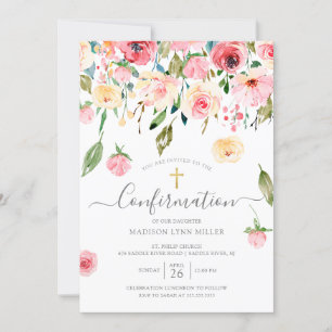 Peonies Ro Blommigt Bekräftelse Inbjudningar