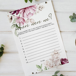 Peonies Rosa Blommigt spel där vi var Flygblad