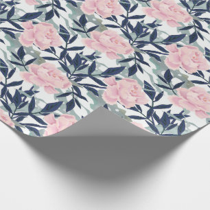 Peonies rosa ros blommor blomsterträdgård bouquet presentpapper