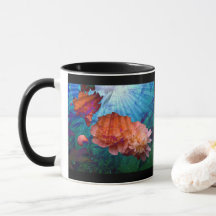 Peonies under Vatten