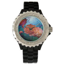 Peonies Under Water Armbandsur