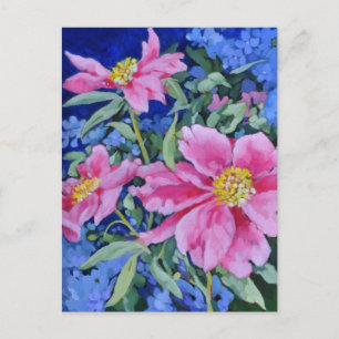 Peonies Vykort
