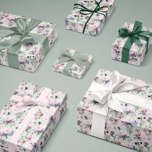 Peony Anemone Hellebore Eucalyptus Sage Grönt Presentpapper
