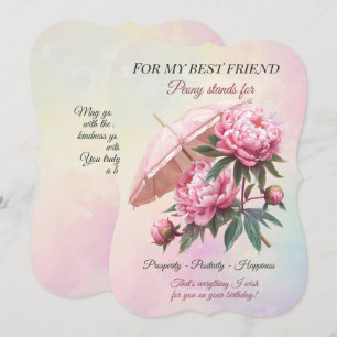 Peony Best Friend Birthday