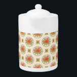 Peony-blomman mönster<br><div class="desc">Mönster är ett traditionellt koreanskt mönster som symboliserar önskan om välstånd och välstånd. Jag hoppas att den här peonmönstrade tekannan ger dig lycka till.</div>