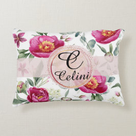 Peony-blomman, sömlös mönster Dekorativ kudde