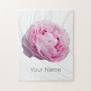 Peony Blommar Ro för blomma och Trädgårds älskare Pussel