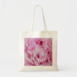 Peony Blommar Ro för blommor och trädgårdsälskare Tygkasse
