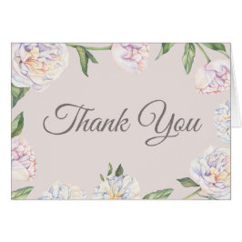 Peony Blommigt Mauve - tackkort OBS Kort