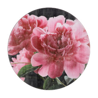 Peony Bouquet Closeup: Rosa Red