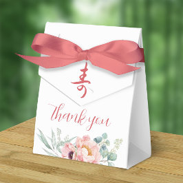 Peony Chinese ’Longevity’ Birthday Gift Box Presentaskar