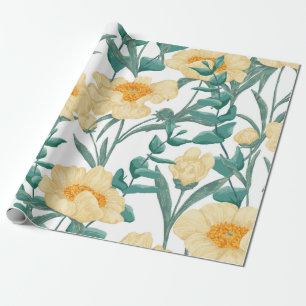 Peony Claire de Lune tillverkar sömlösa anläggning Presentpapper