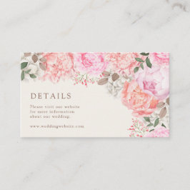 Peony-detaljer Tilläggskort