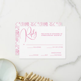 Peony Elegance Bröllop OSA Card Tack Kort
