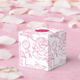 Peony Elegance Bröllop Presentaskar