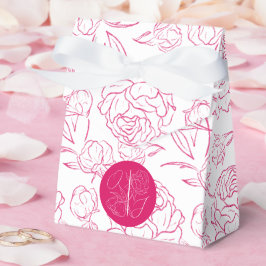 Peony Elegance Bröllop Presentaskar