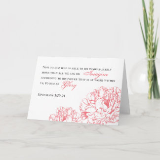 Peony Ephesian 3:20 Kort