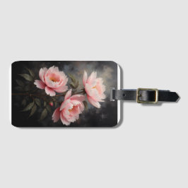 Peony Floral Artwork Bagagebricka