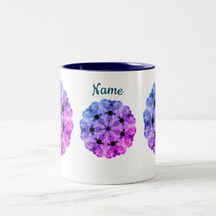 Peony Flower Art Personlig Två-Tonad Mugg